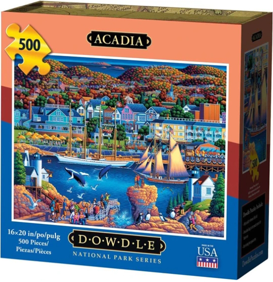 Acadia National Park, 500 Pieces, Dowdle Folk Art | Puzzle Warehouse