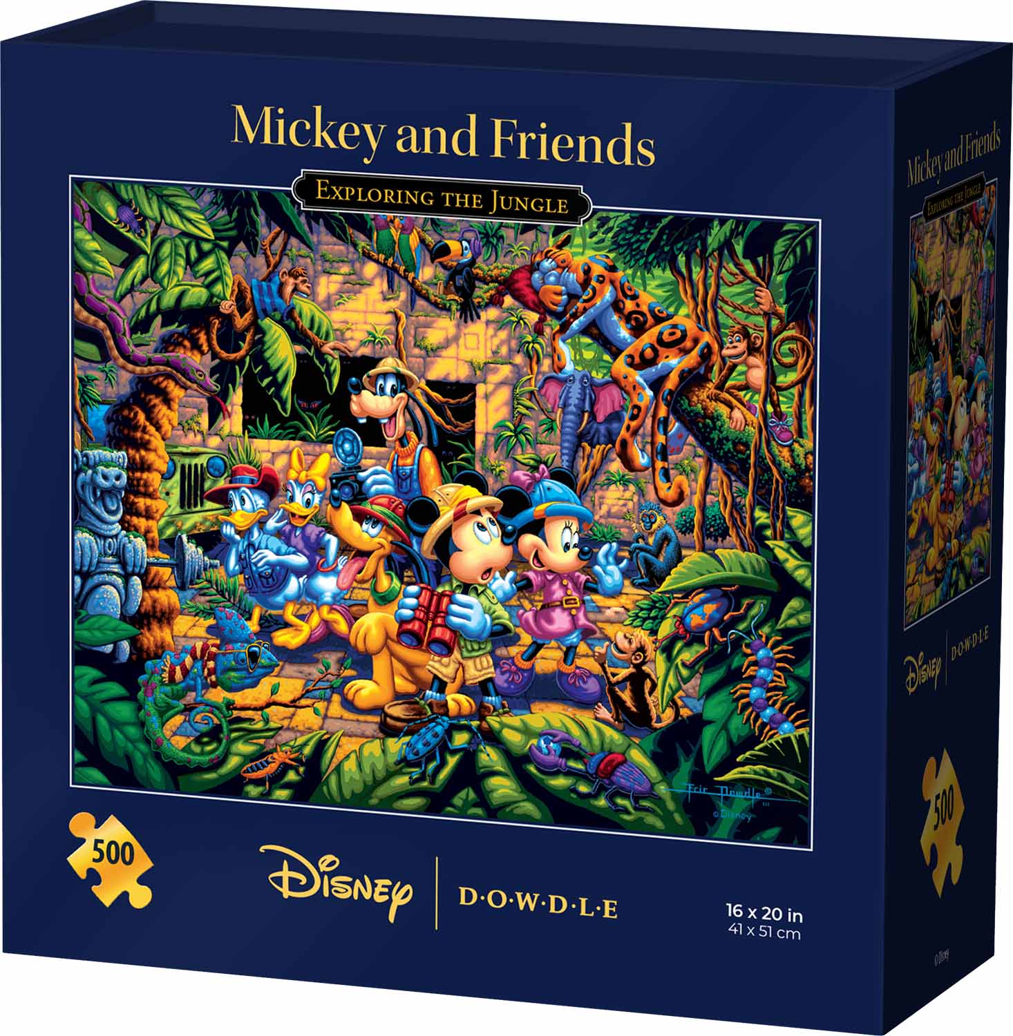 Mickey & Friends Exploring Jungle Disney Jigsaw Puzzle