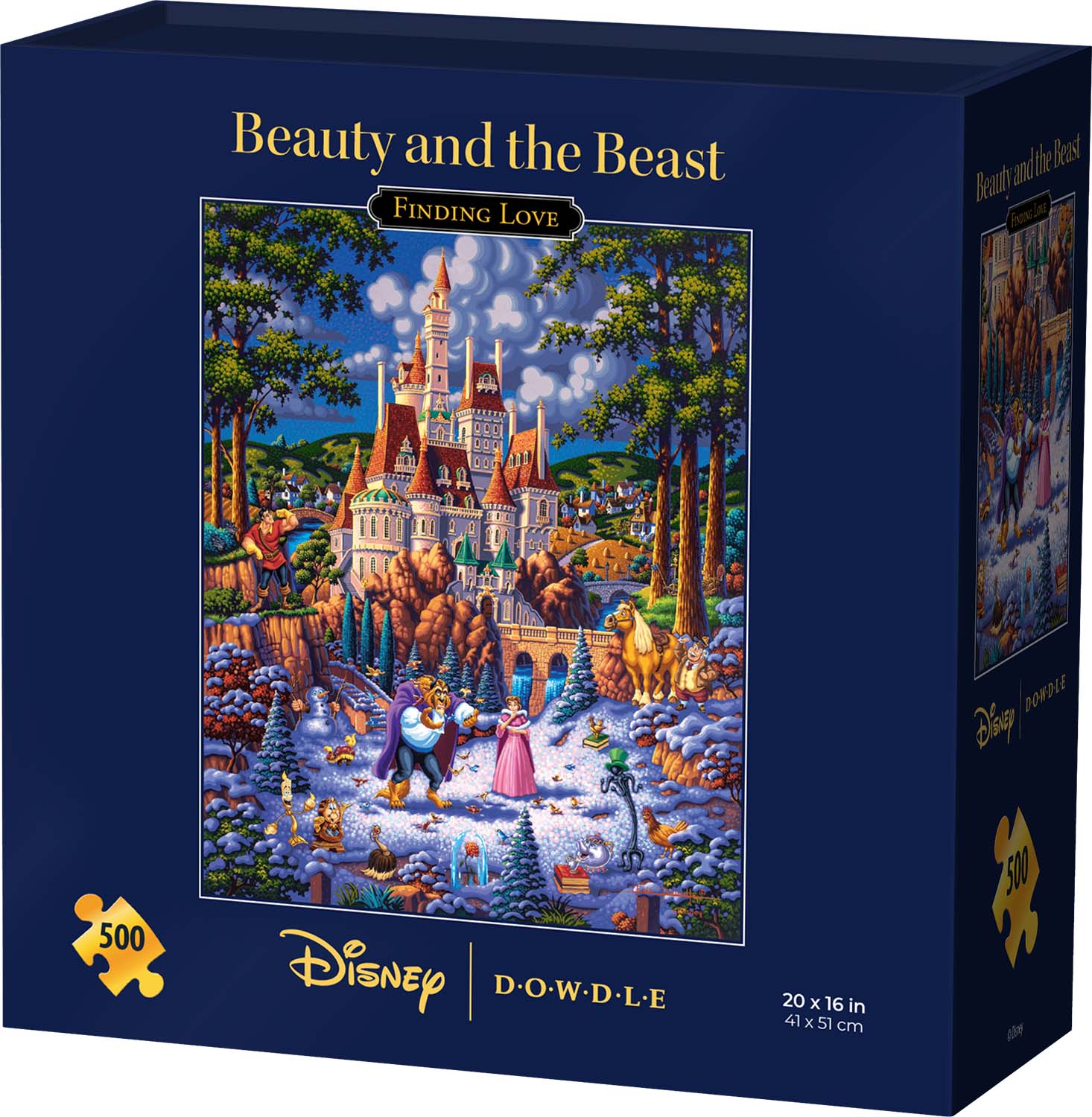 Beauty & the Beast Finding Love - Scratch and Dent Disney Jigsaw Puzzle
