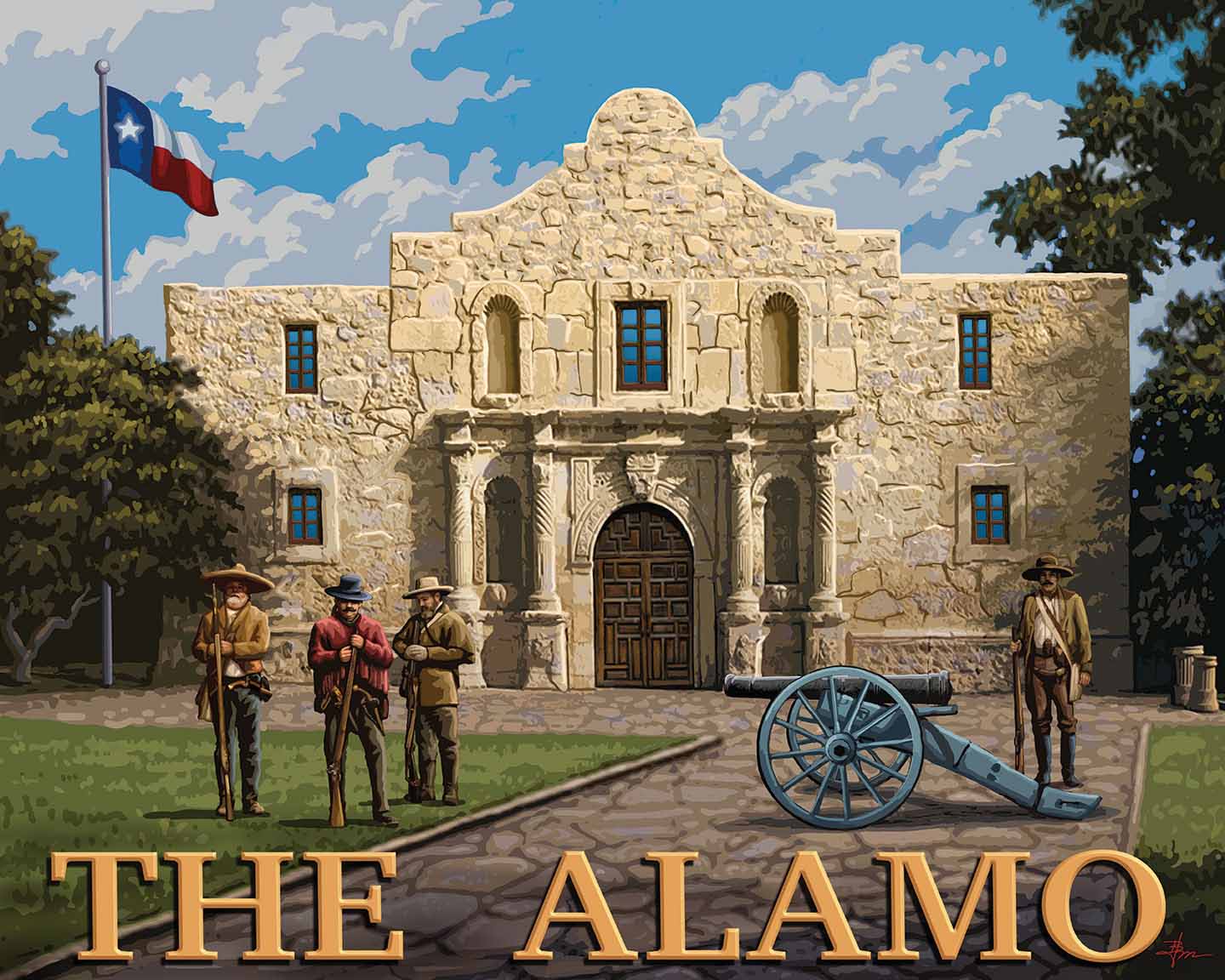 The Alamo Travel Jigsaw Puzzle