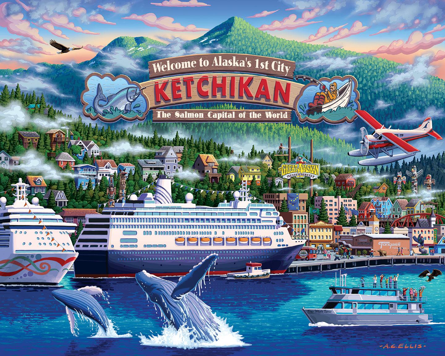 Ketchikan Travel Jigsaw Puzzle