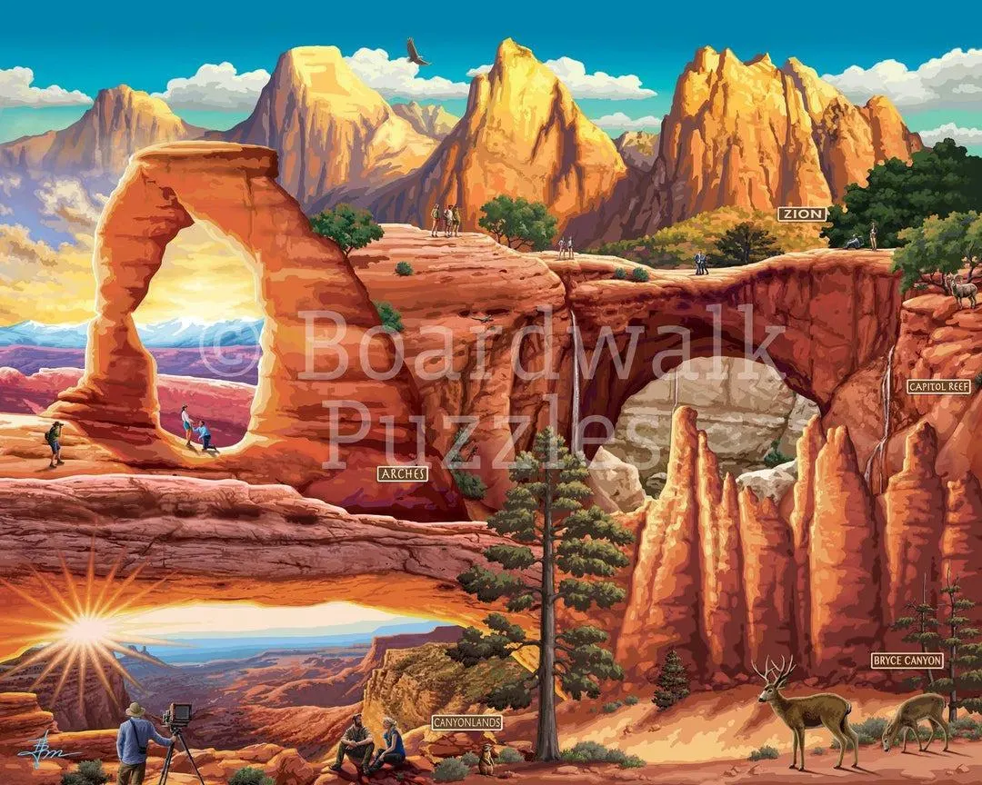 Utah's 5 National Parks by BW Landmarks & Monuments