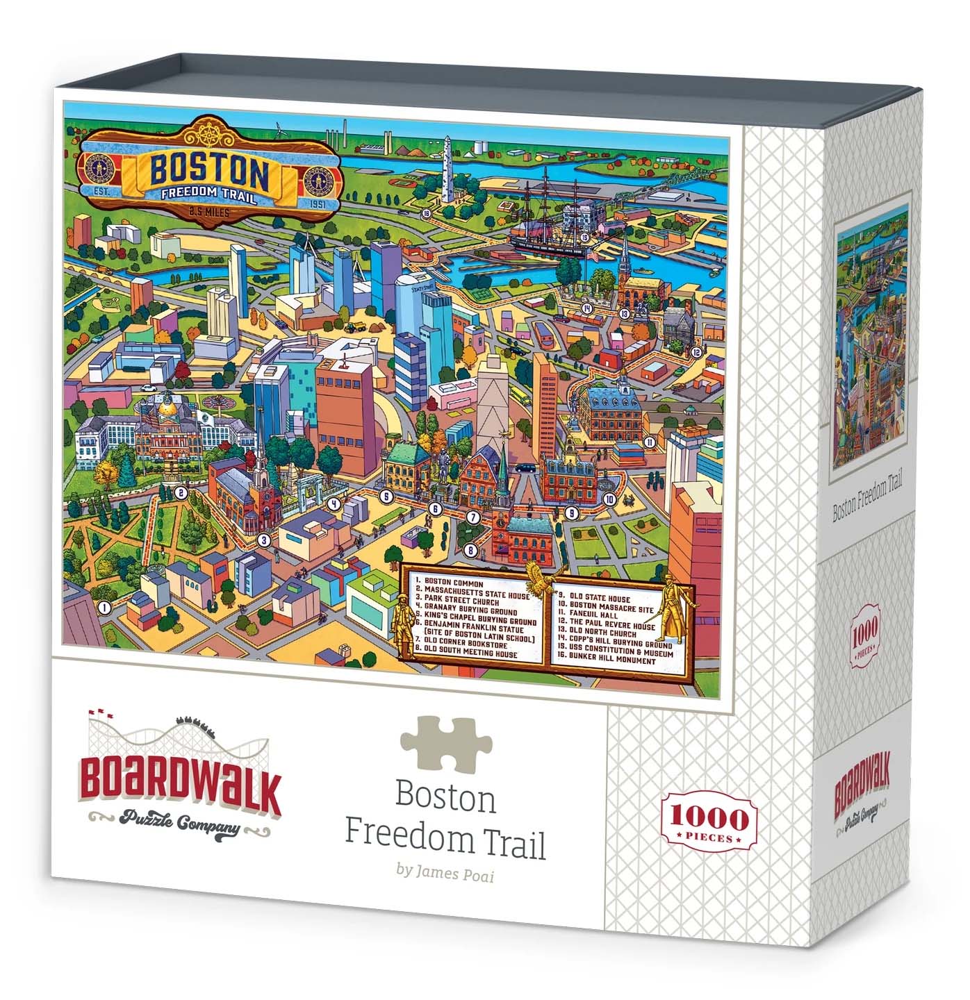Boston Freedom Trail United States Jigsaw Puzzle