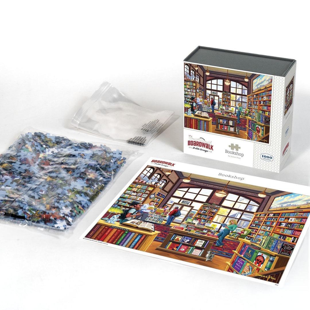 Bookshop, 1000 Pieces, Boardwalk | Puzzle Warehouse