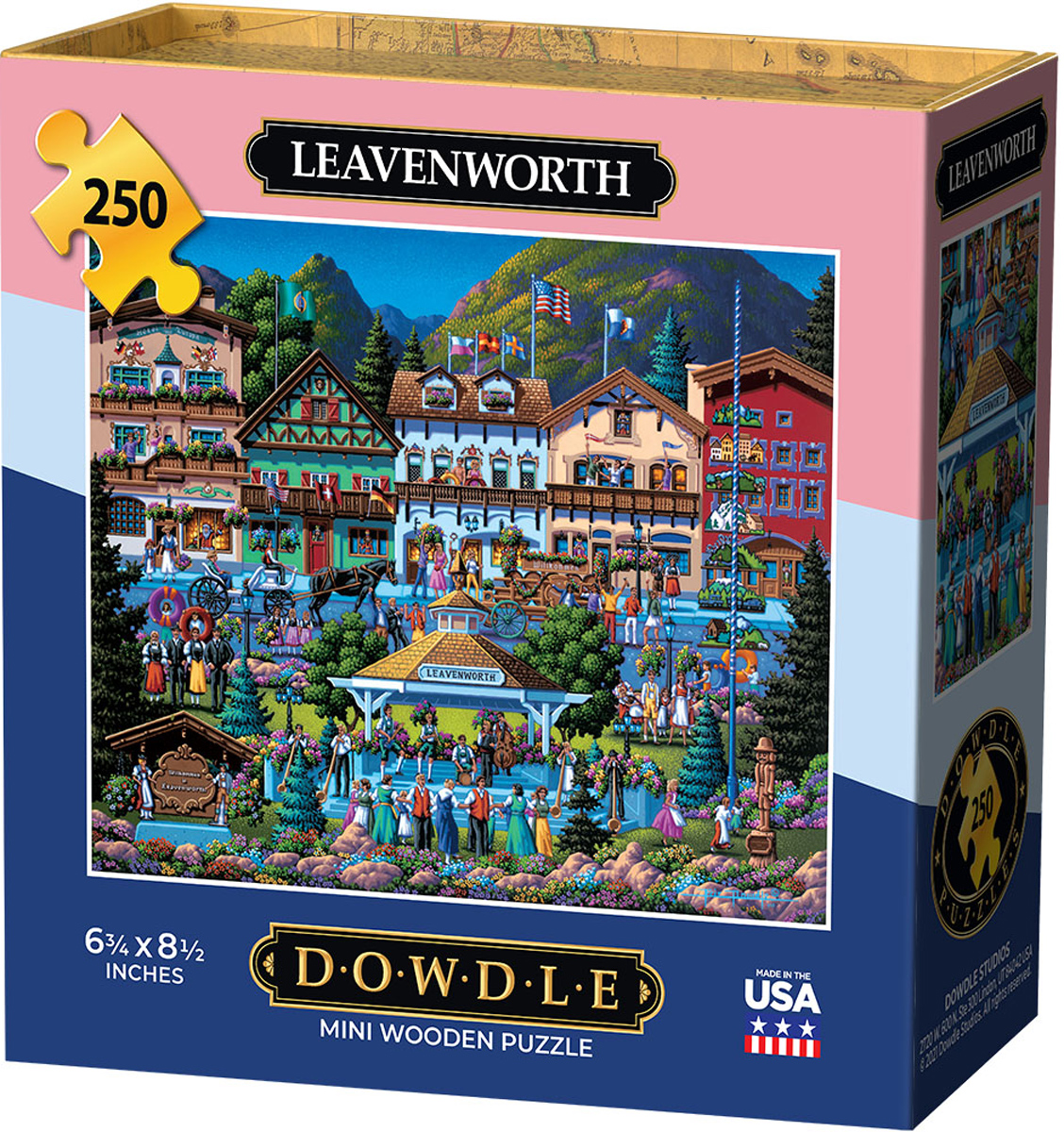 Leavenworth Mini Puzzle, 250 Pieces, Dowdle Folk Art | Puzzle Warehouse