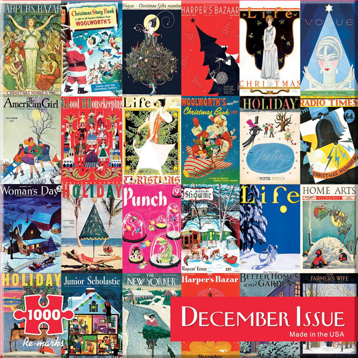 December Issue - Scratch and Dent Magazines and Newspapers Jigsaw Puzzle