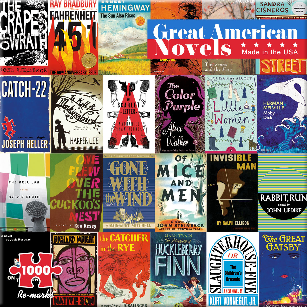 Great American Novels - Scratch and Dent Movies & TV Jigsaw Puzzle