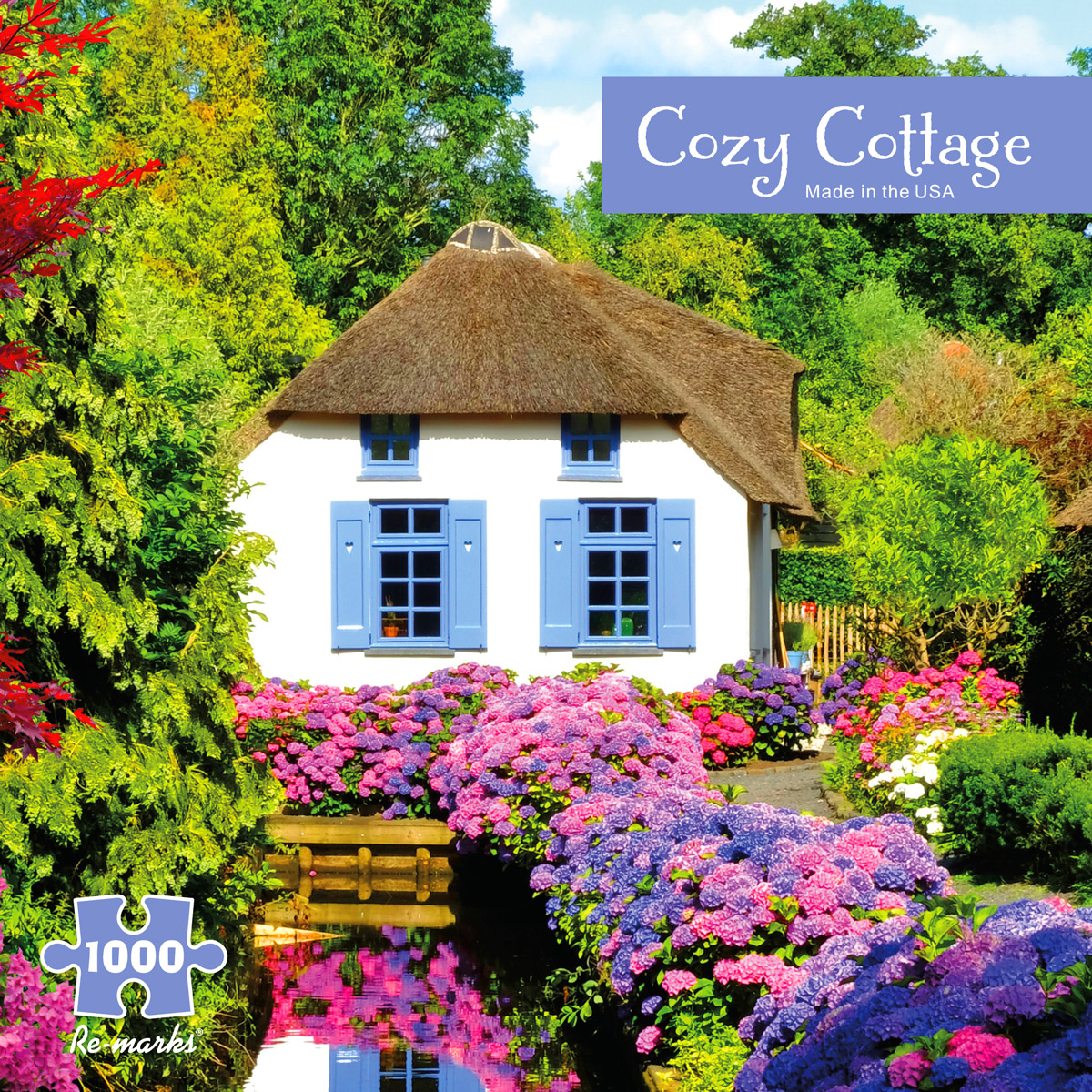 Cozy Cottage Flower & Garden Jigsaw Puzzle