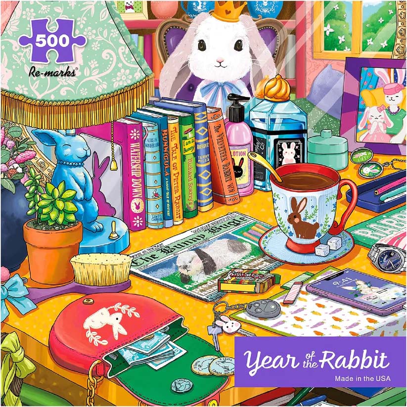 Year of the Rabbit Around the House Jigsaw Puzzle