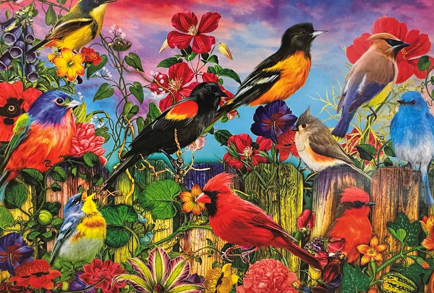 Birds and Blooms Birds Jigsaw Puzzle