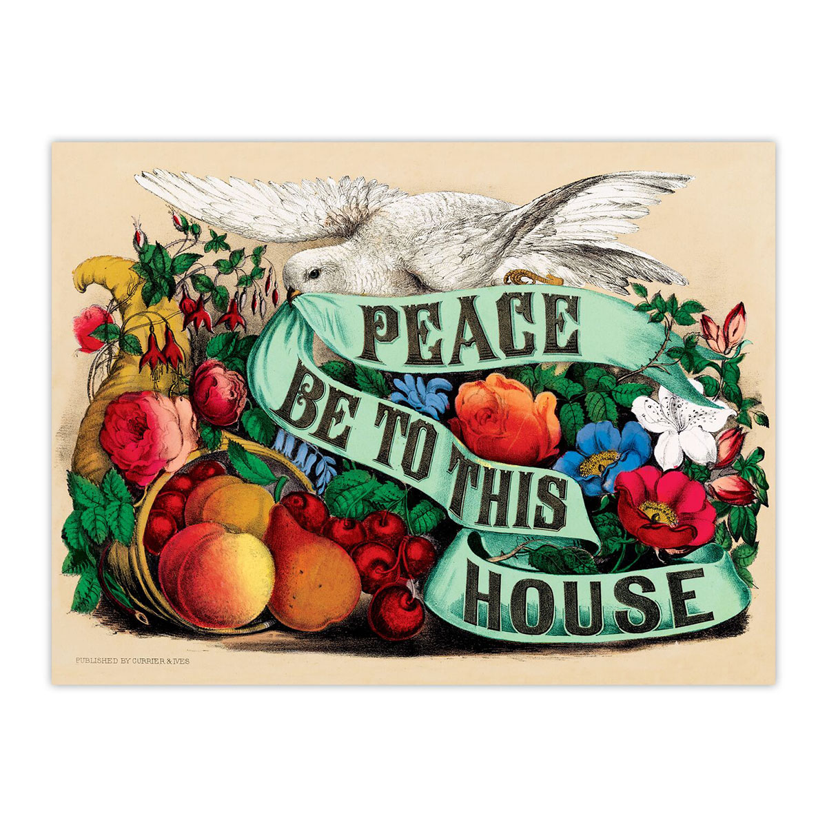 Peace Be to This House - Scratch and Dent Religious Glitter / Shimmer / Foil Puzzles
