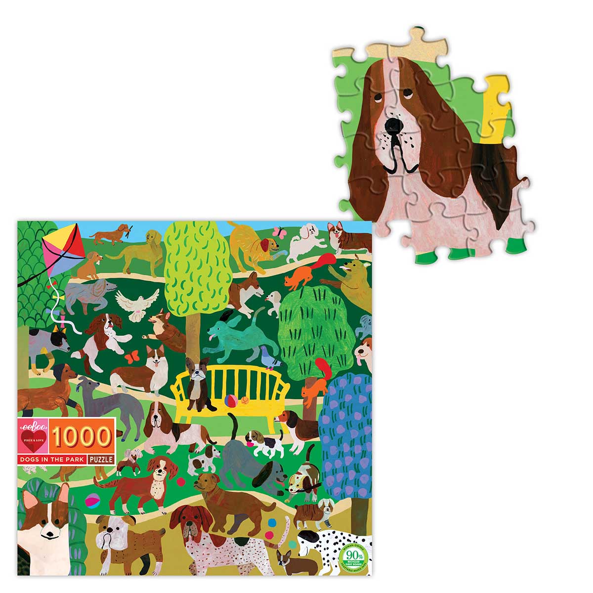 Dogs in the Park - Scratch and Dent Dogs Jigsaw Puzzle
