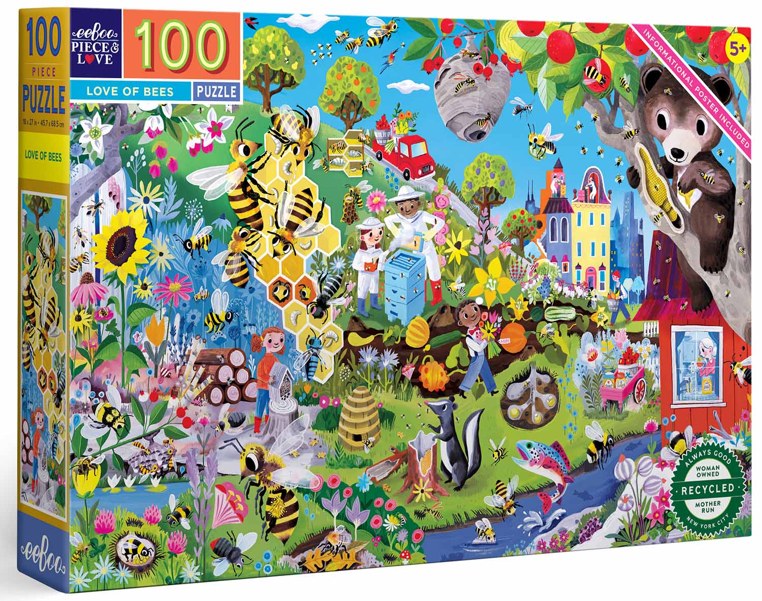 Love of Bees Butterflies and Insects Jigsaw Puzzle