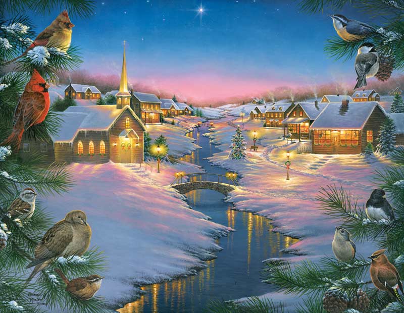 Winter Farm Christmas Jigsaw Puzzle By SunsOut