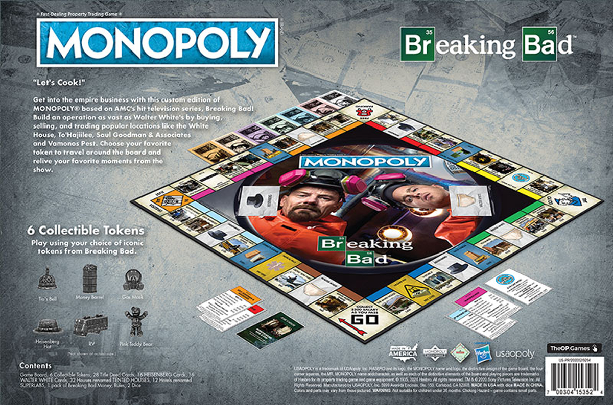 MONOPOLY Breaking Bad Monopoly deals Game