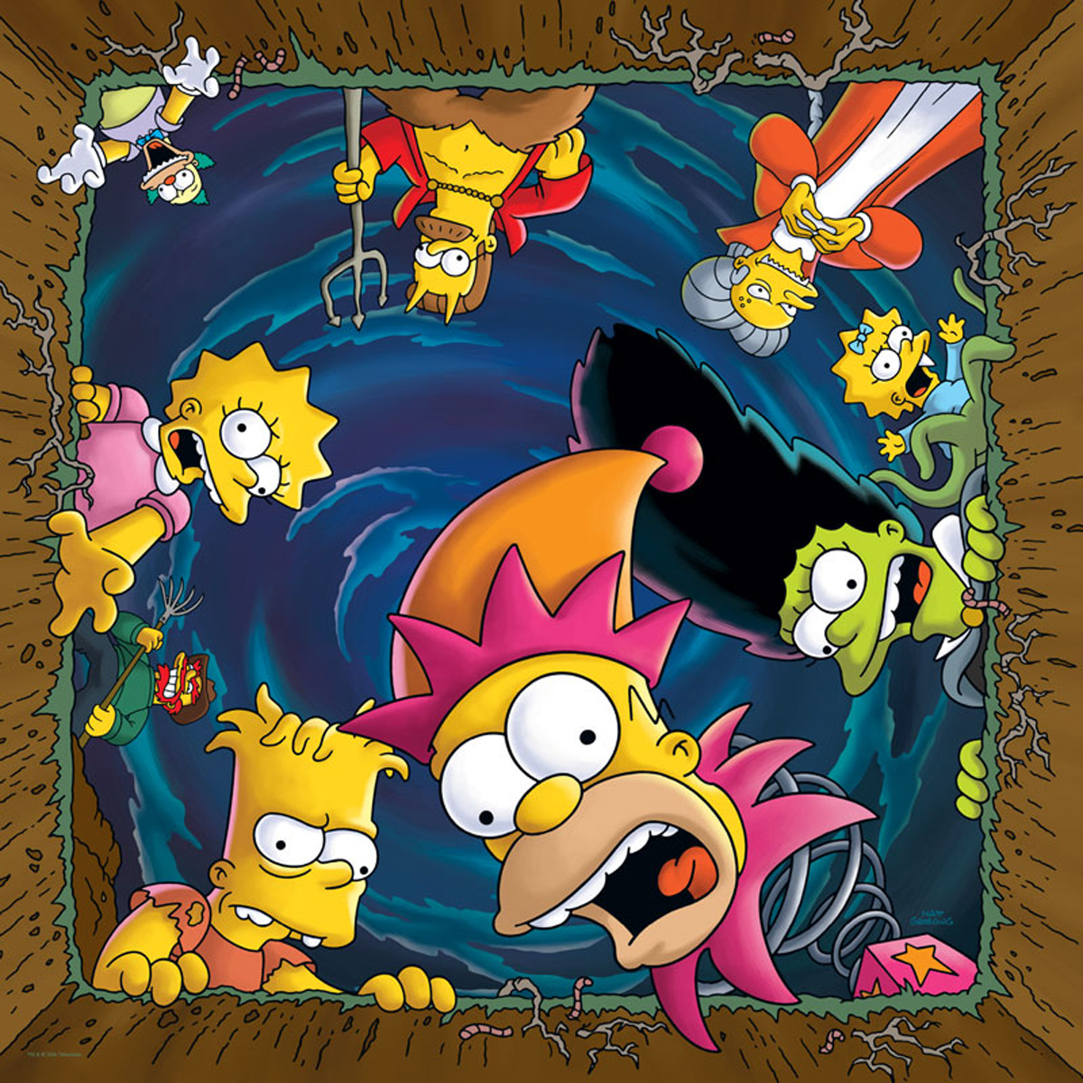 Simpsons sold Art Puzzle