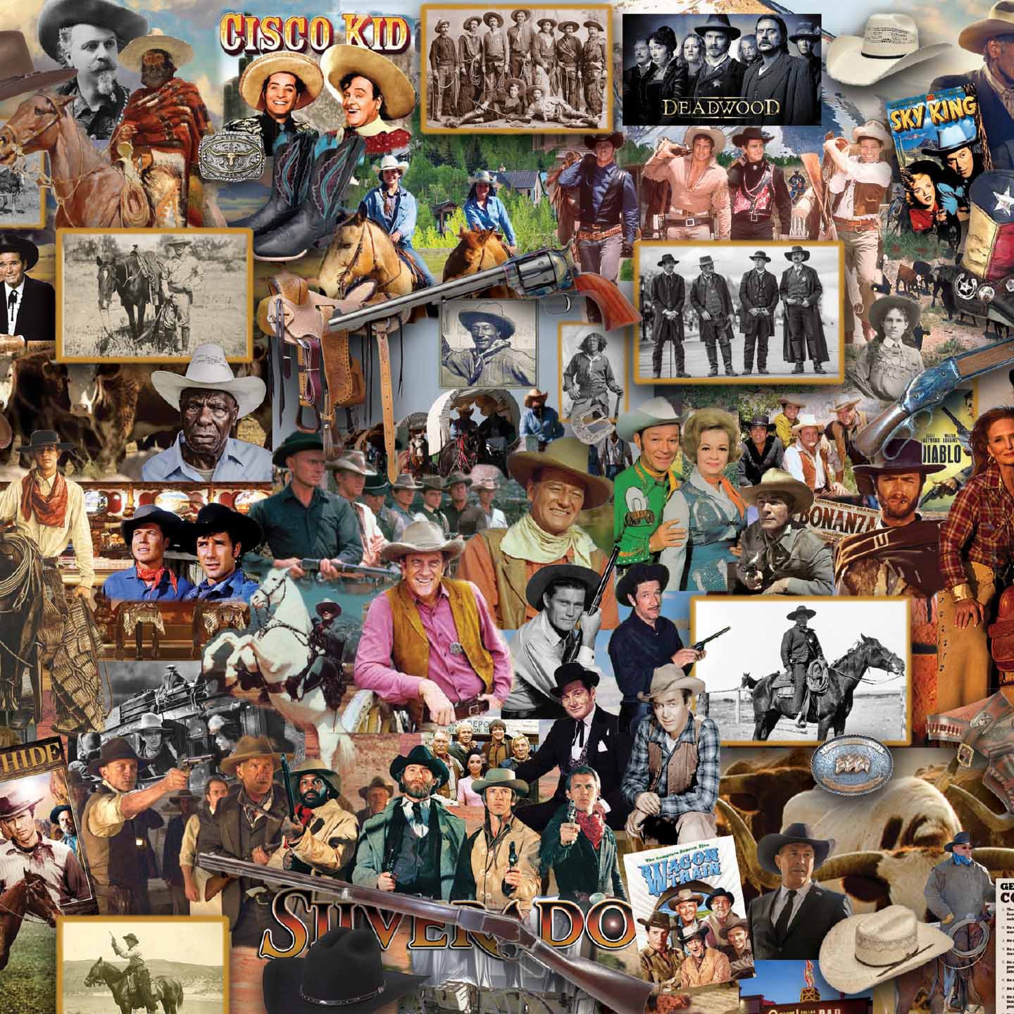 Cowboys, Cowboys, Cowboys  Movies & TV Jigsaw Puzzle