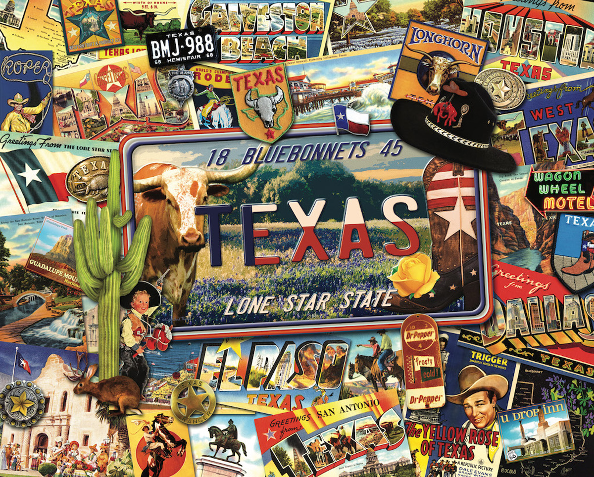 Lone Star State Travel Jigsaw Puzzle