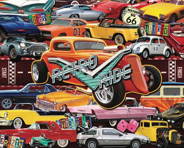 Boomers' Favorite Rides - Scratch and Dent Car Jigsaw Puzzle