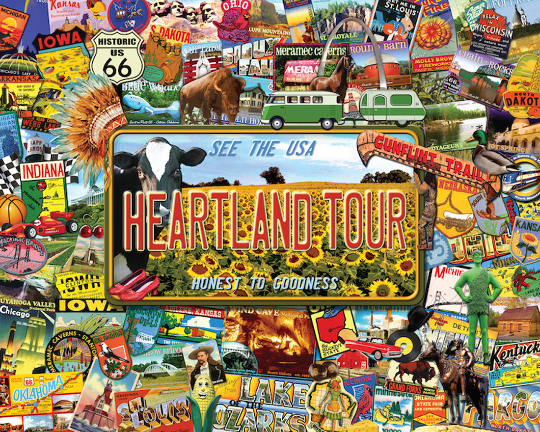 Heartland Tour United States Jigsaw Puzzle