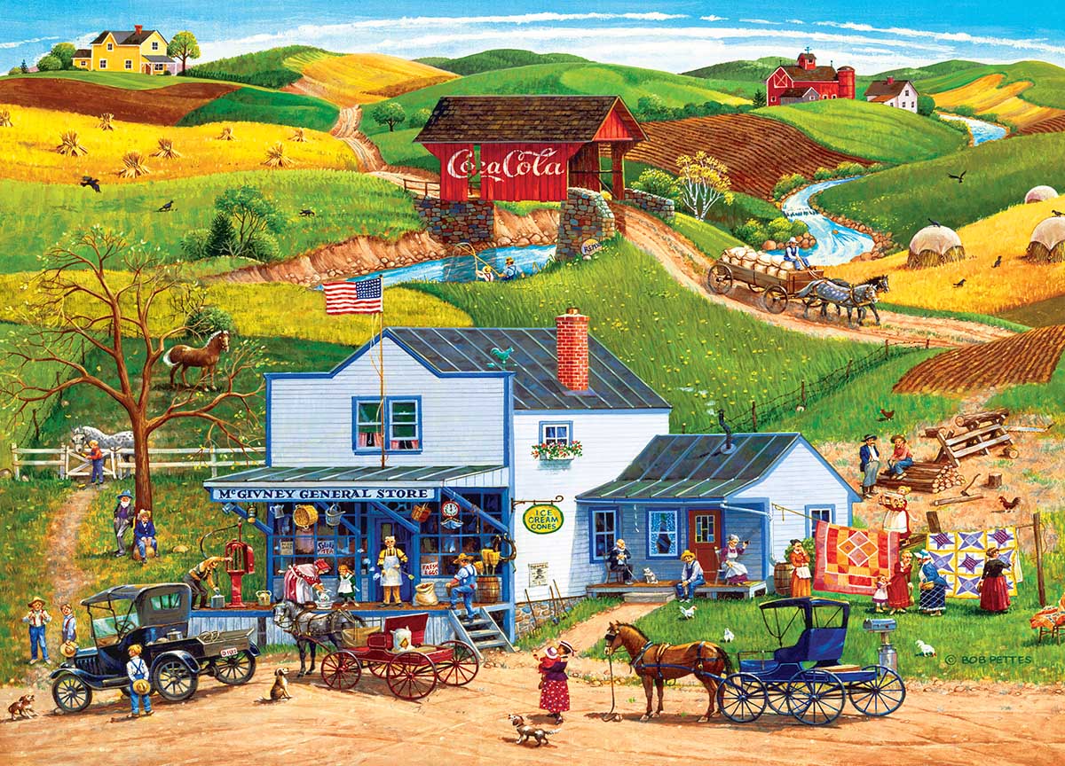McGiveny's Country Store - Scratch and Dent Farm Jigsaw Puzzle