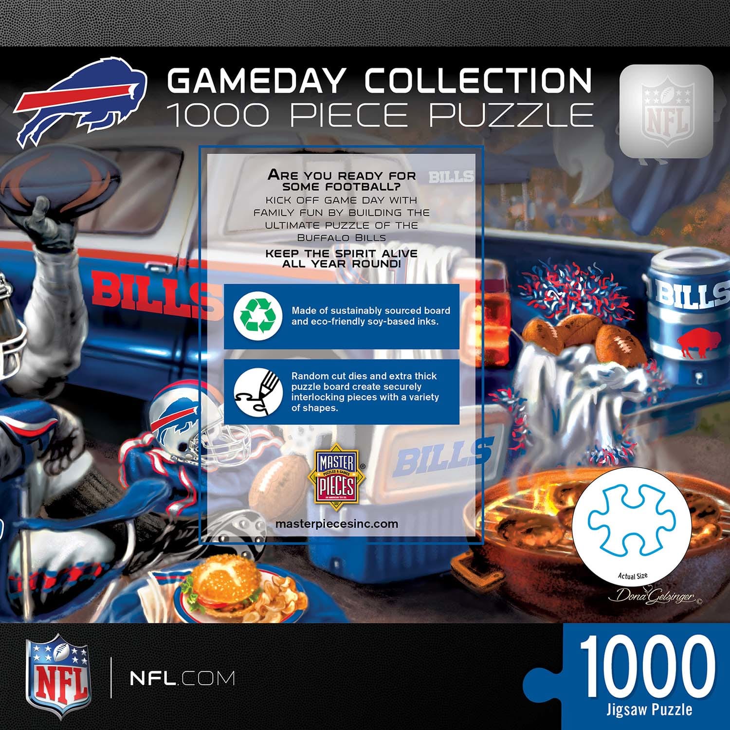 Buffalo Bills Gameday - 1000 Piece Jigsaw Puzzle by