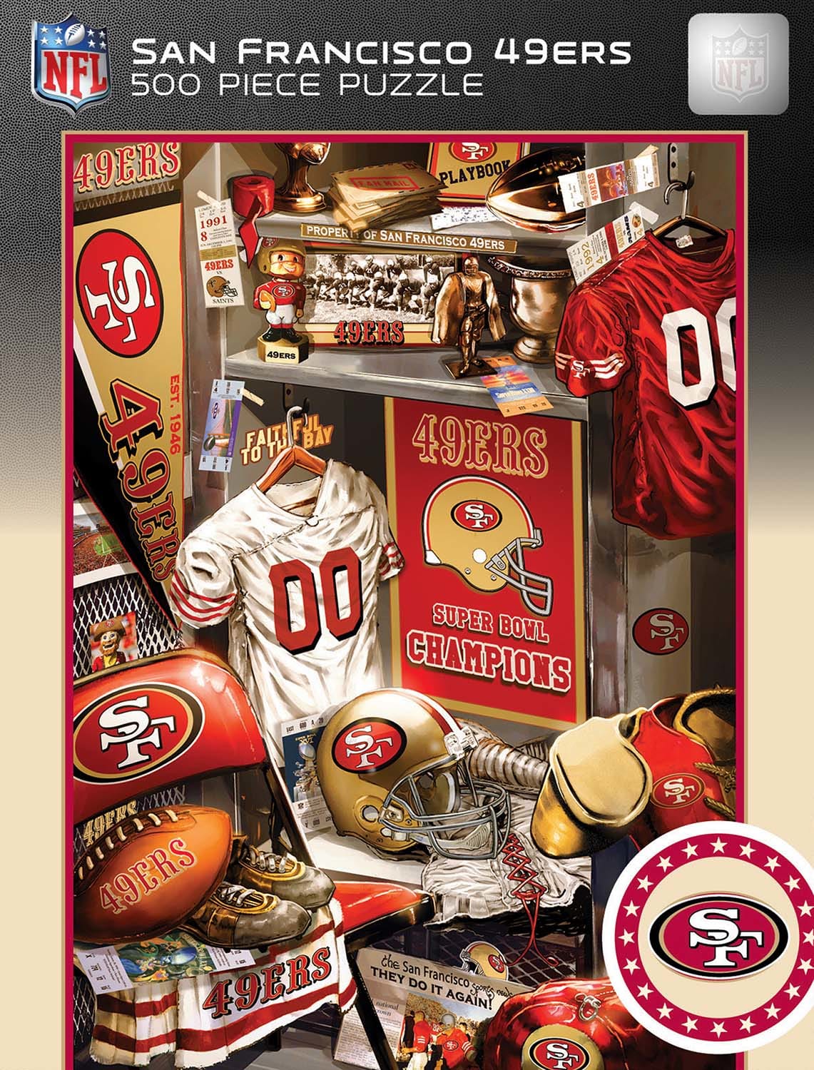 San Francisco 49ers NFL Locker Room Sports