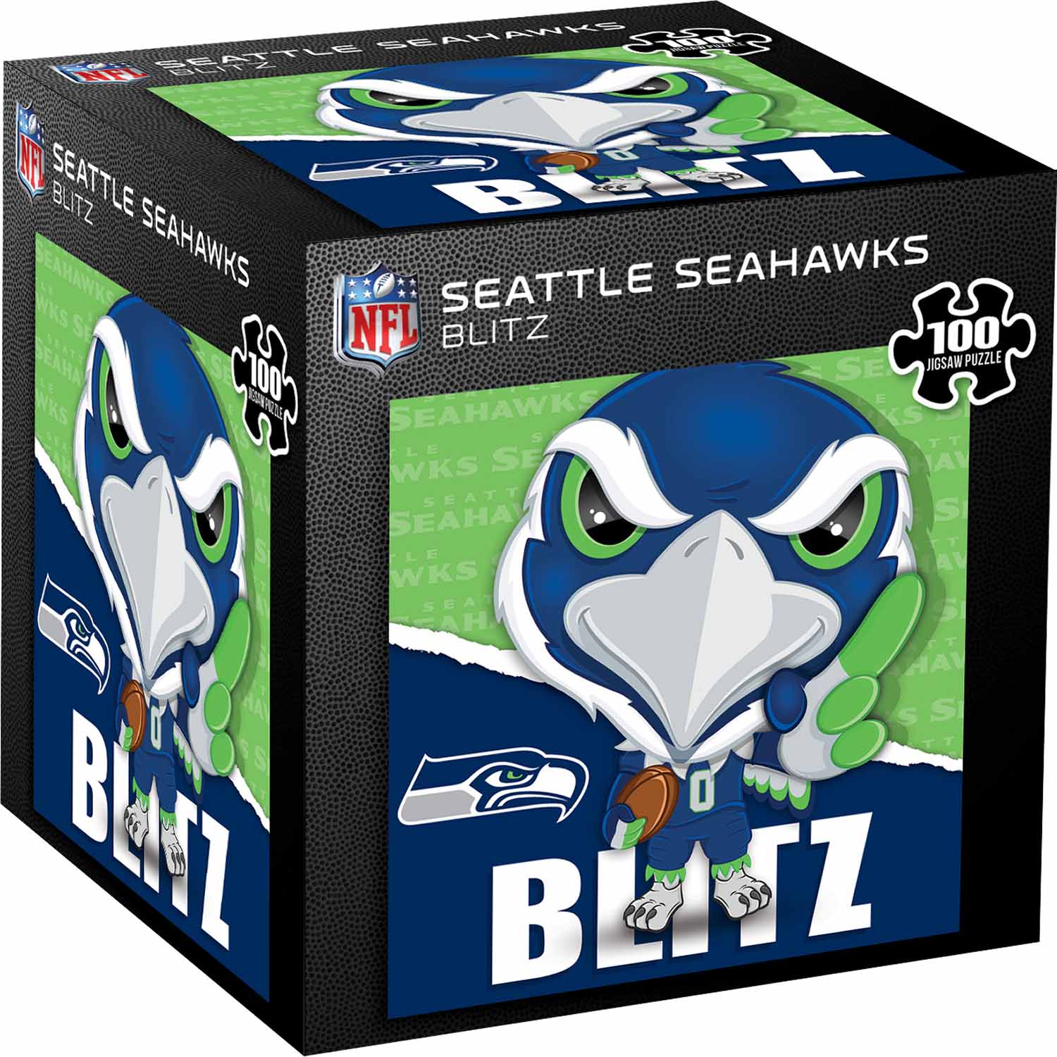 Seattle Seahawks NFL Mascot  Sports Jigsaw Puzzle