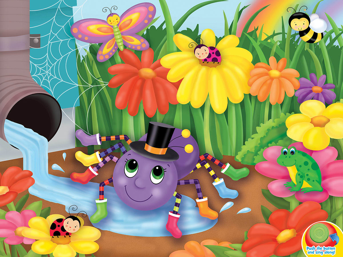 nszw✨ Itsy, Bitsy Spider - 24 Piece Jigsaw Puzzle by MasterPieces