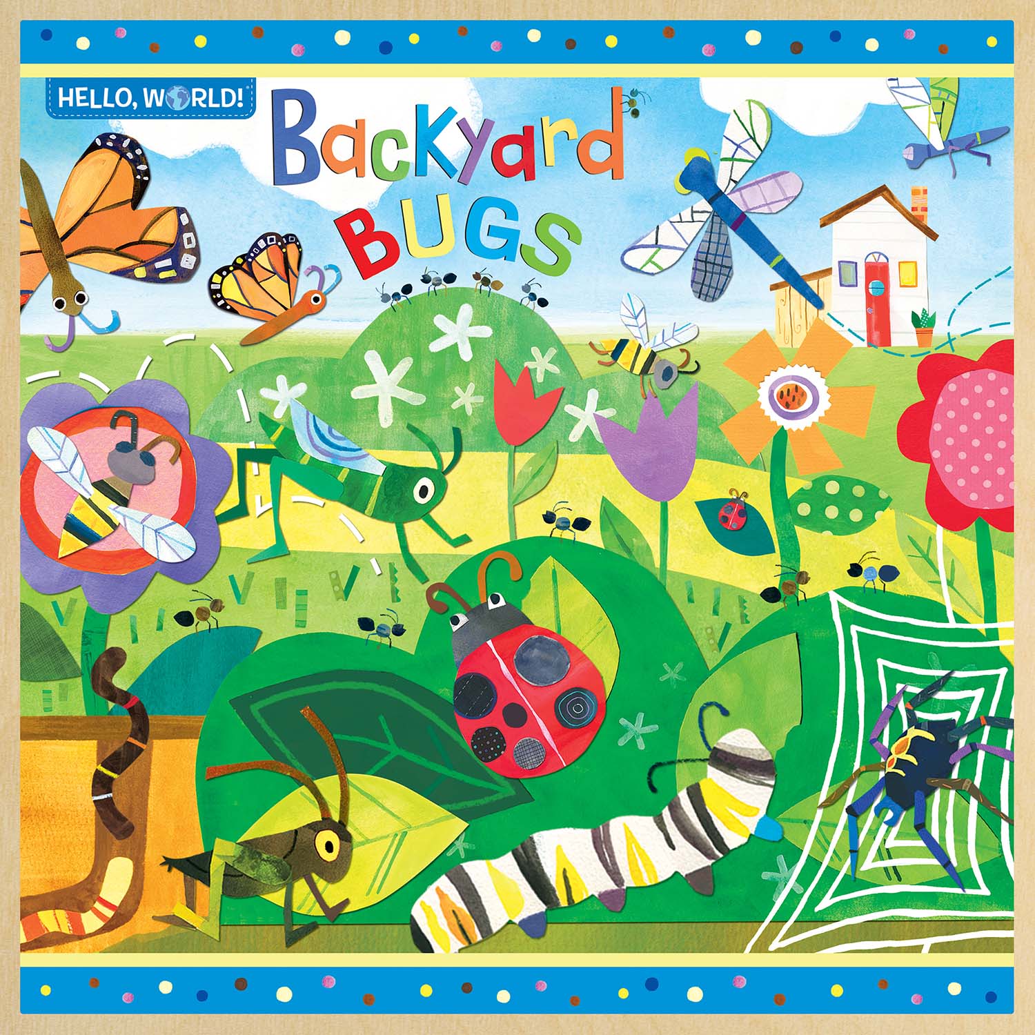 Hello, World! - Backyard Bugs Butterflies and Insects Tray Puzzle