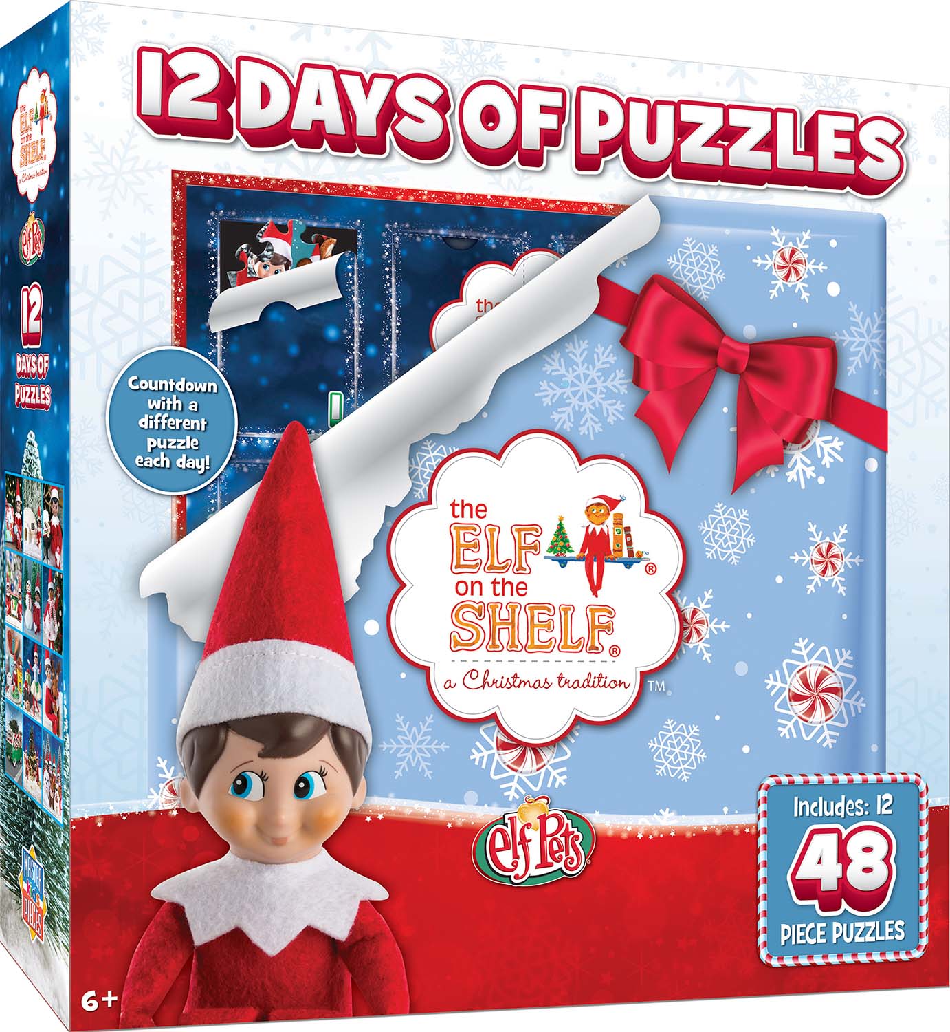 12 Days of Elf on the Shelf Puzzles - Advent Calendar Christmas Jigsaw Puzzle