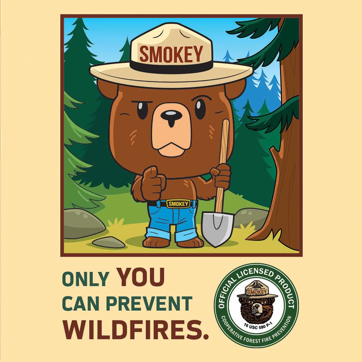 Smokey Bear - 100 Piece Jigsaw Puzzle by MasterPieces