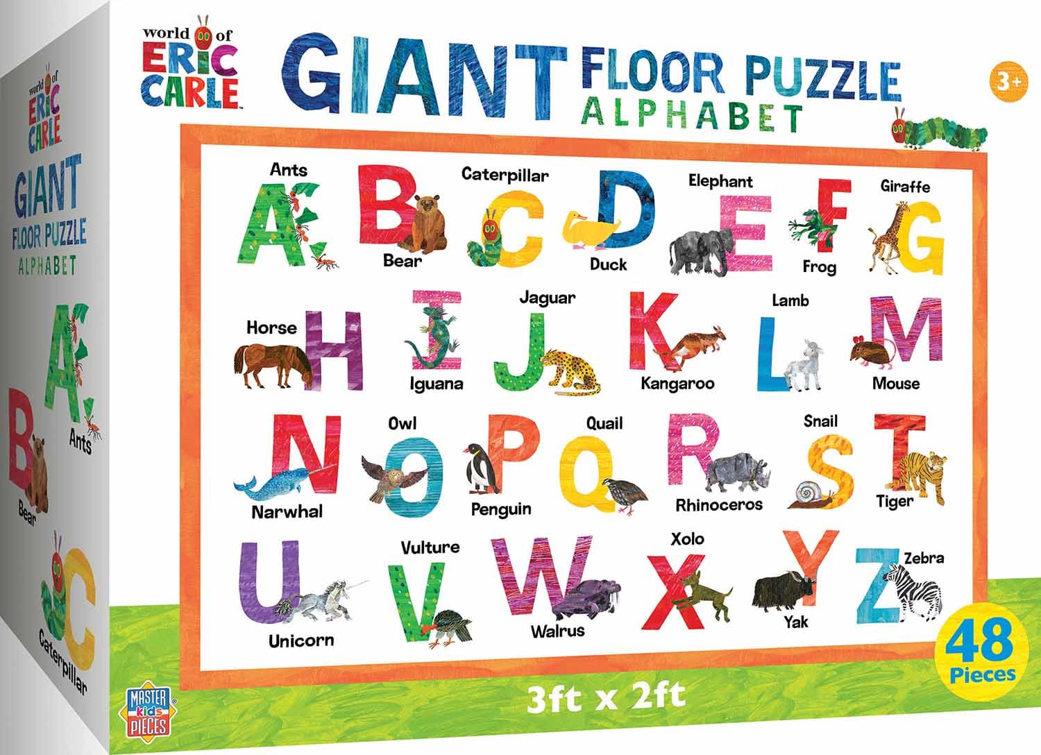 Eric Carle - Alphabet - 48 Piece Jigsaw Puzzle by