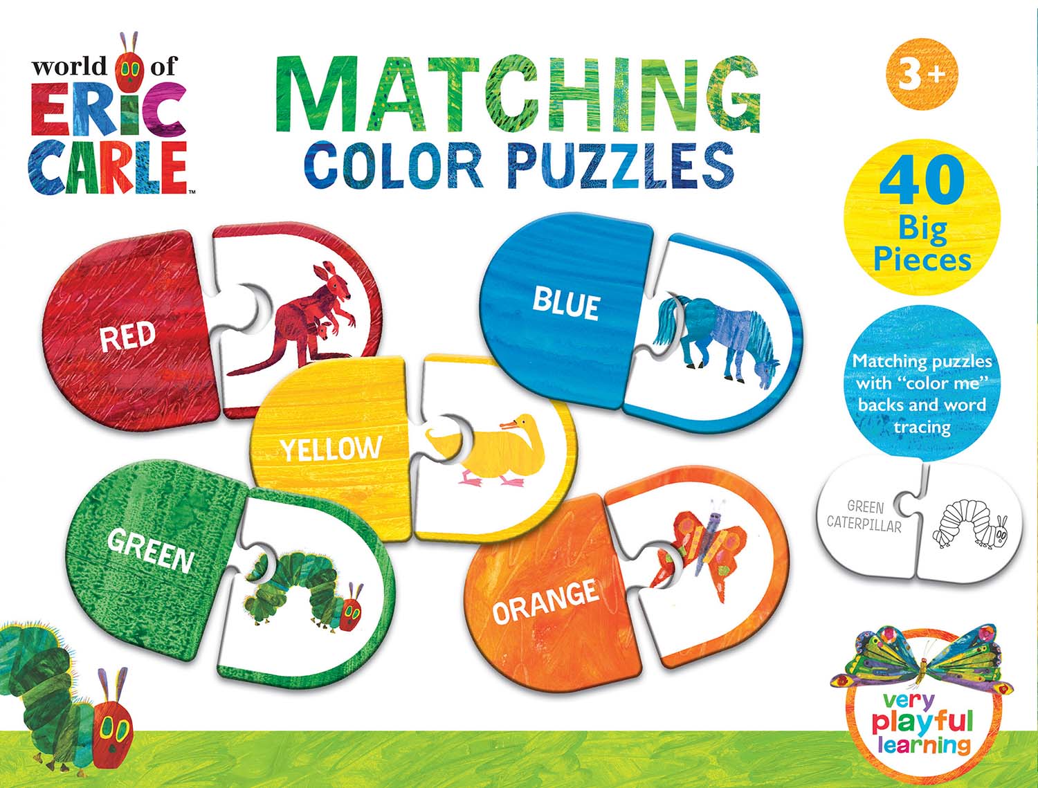 Eric Carle - Colors Matching Puzzles Animals Jigsaw Puzzle