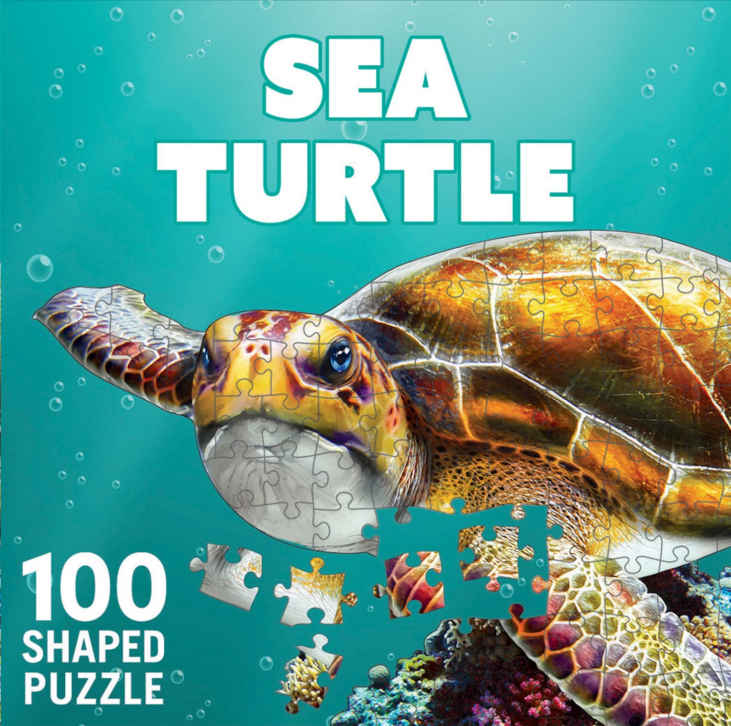 Sea Turtle  Sea Life Shaped Puzzle