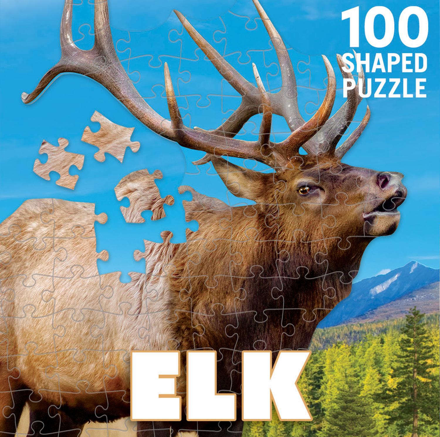 Elk  Animals Shaped Puzzle