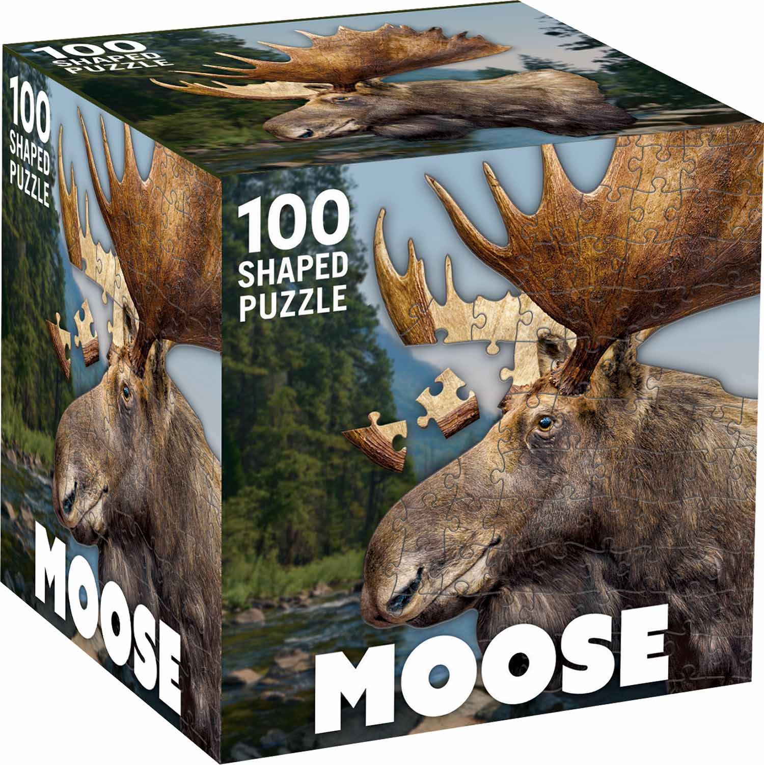 Moose  Animals Shaped Puzzle