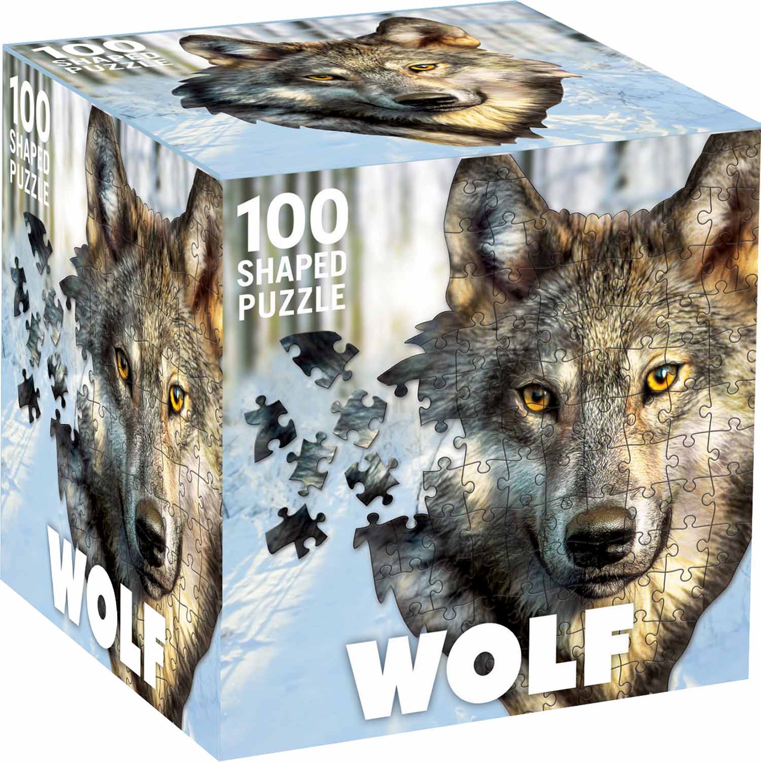 Wolf Wolf Shaped Puzzle