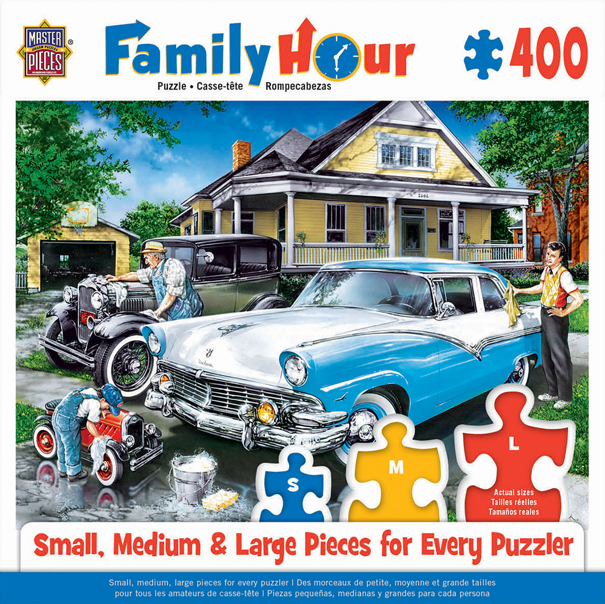 Three Generations (Family Hour) - Scratch and Dent Vehicles Jigsaw Puzzle