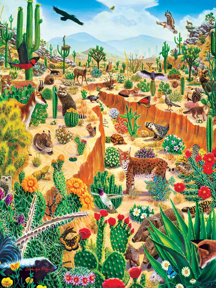 Last Oasis - Scratch and Dent Forest Animal Jigsaw Puzzle