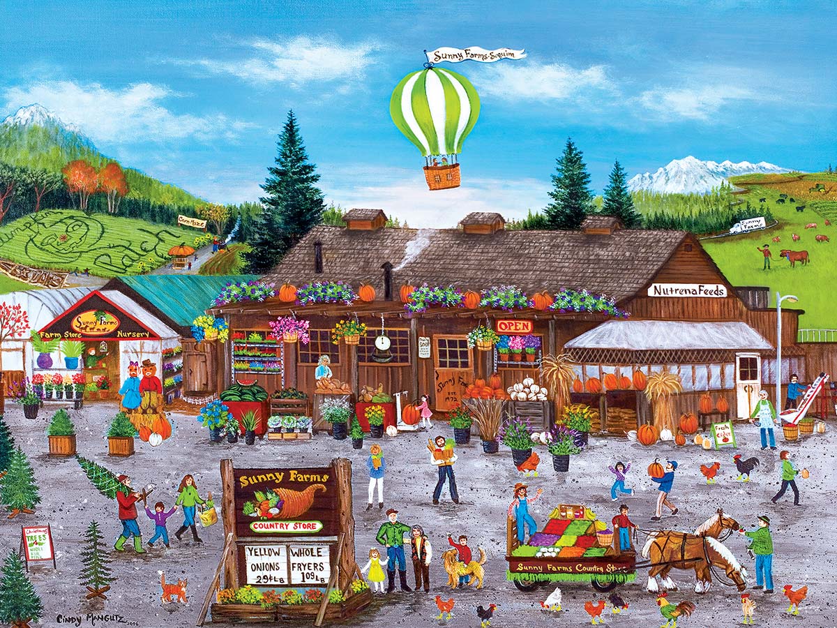 Sunny Farms - Scratch and Dent Fall Jigsaw Puzzle