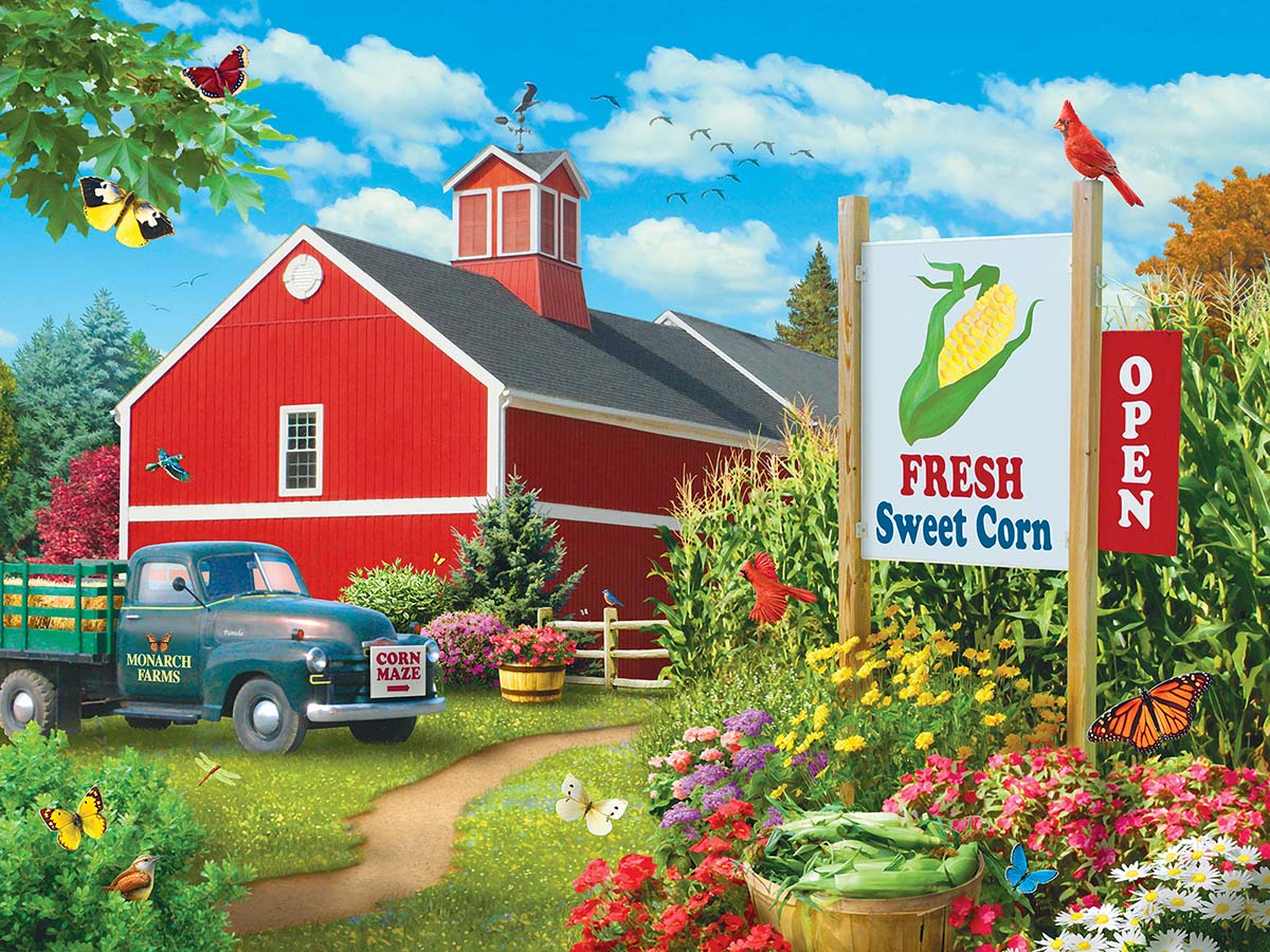 Country Heaven - Scratch and Dent Farm Jigsaw Puzzle