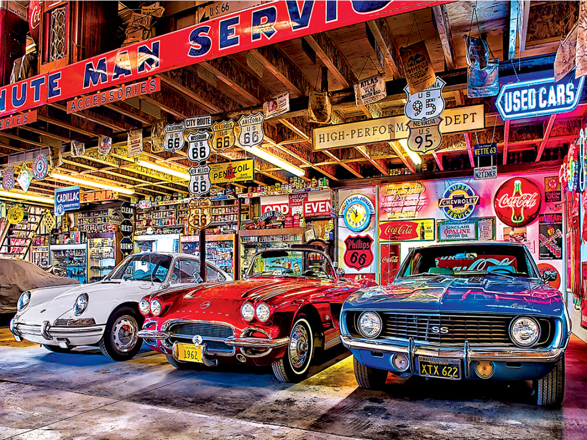Triple Threat - Scratch and Dent Car Jigsaw Puzzle