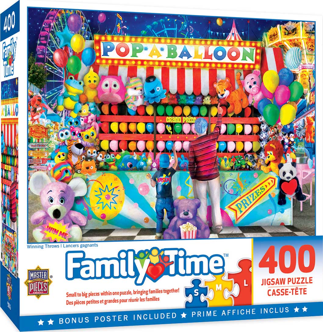Winning Throws - Scratch and Dent Carnival & Circus Jigsaw Puzzle