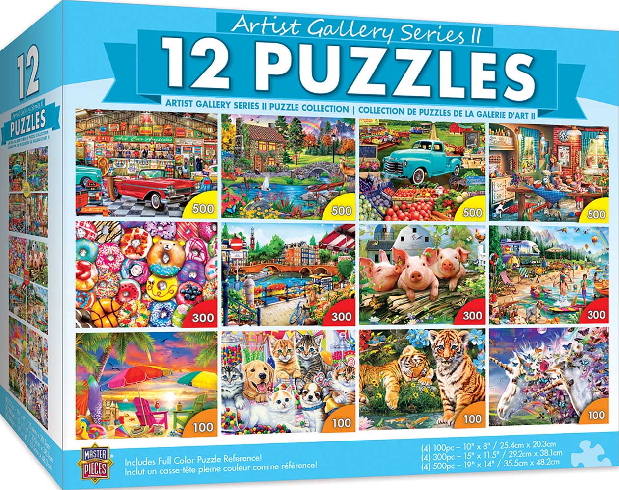 Artist Gallery II Bundle - Scratch and Dent Collage Jigsaw Puzzle