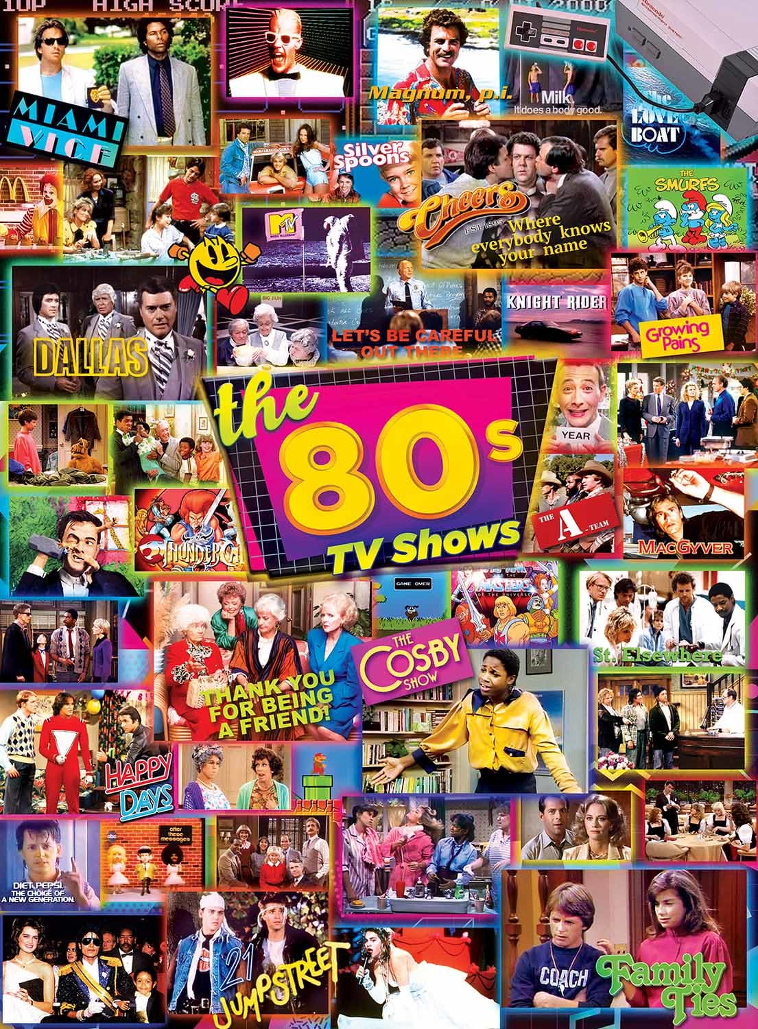 Decades - The 80's - 3 Puzzle Pack - Scratch and Dent Movies & TV