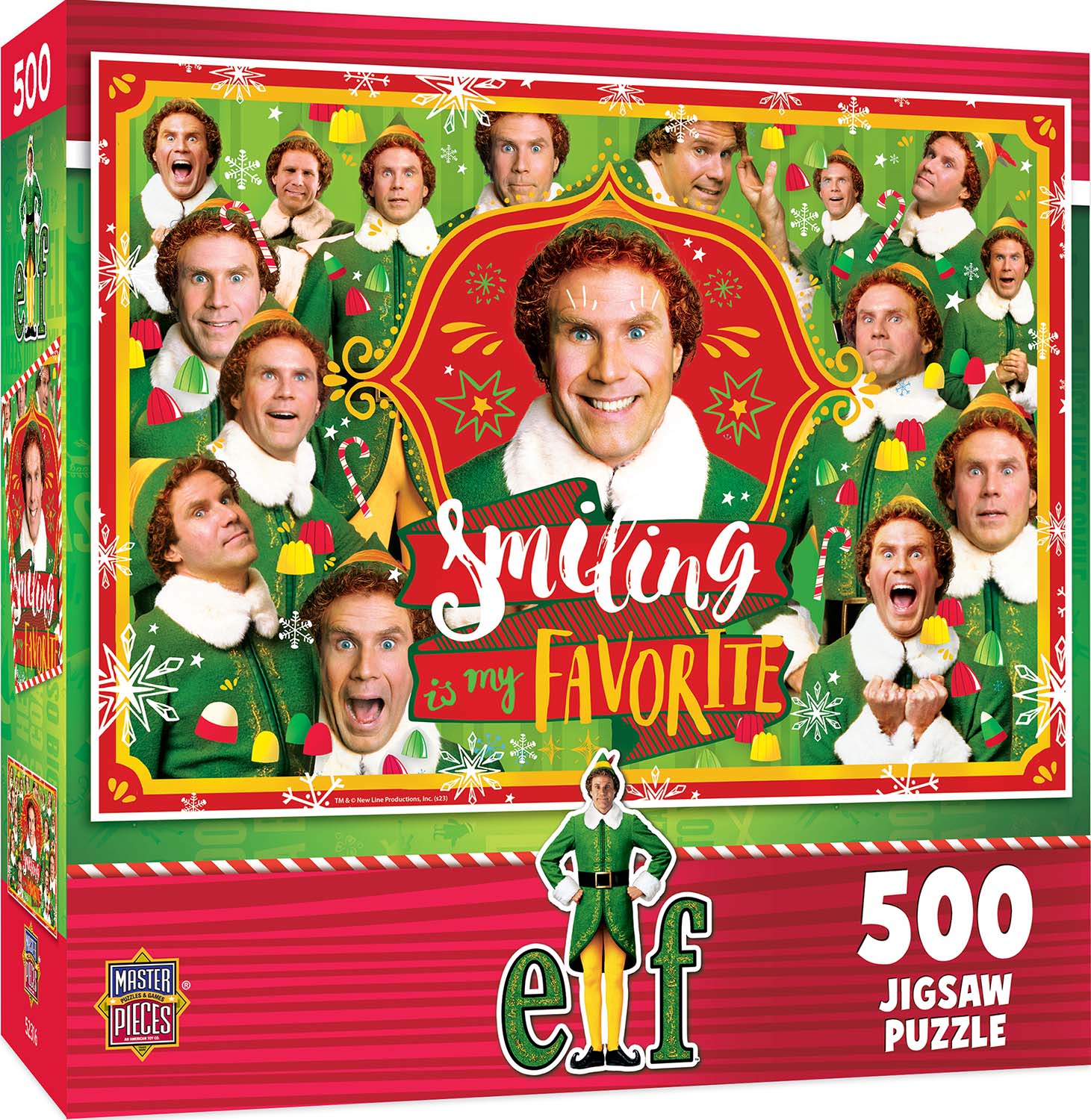 Holiday - Elf , 500 Pieces, MasterPieces | Puzzle Warehouse