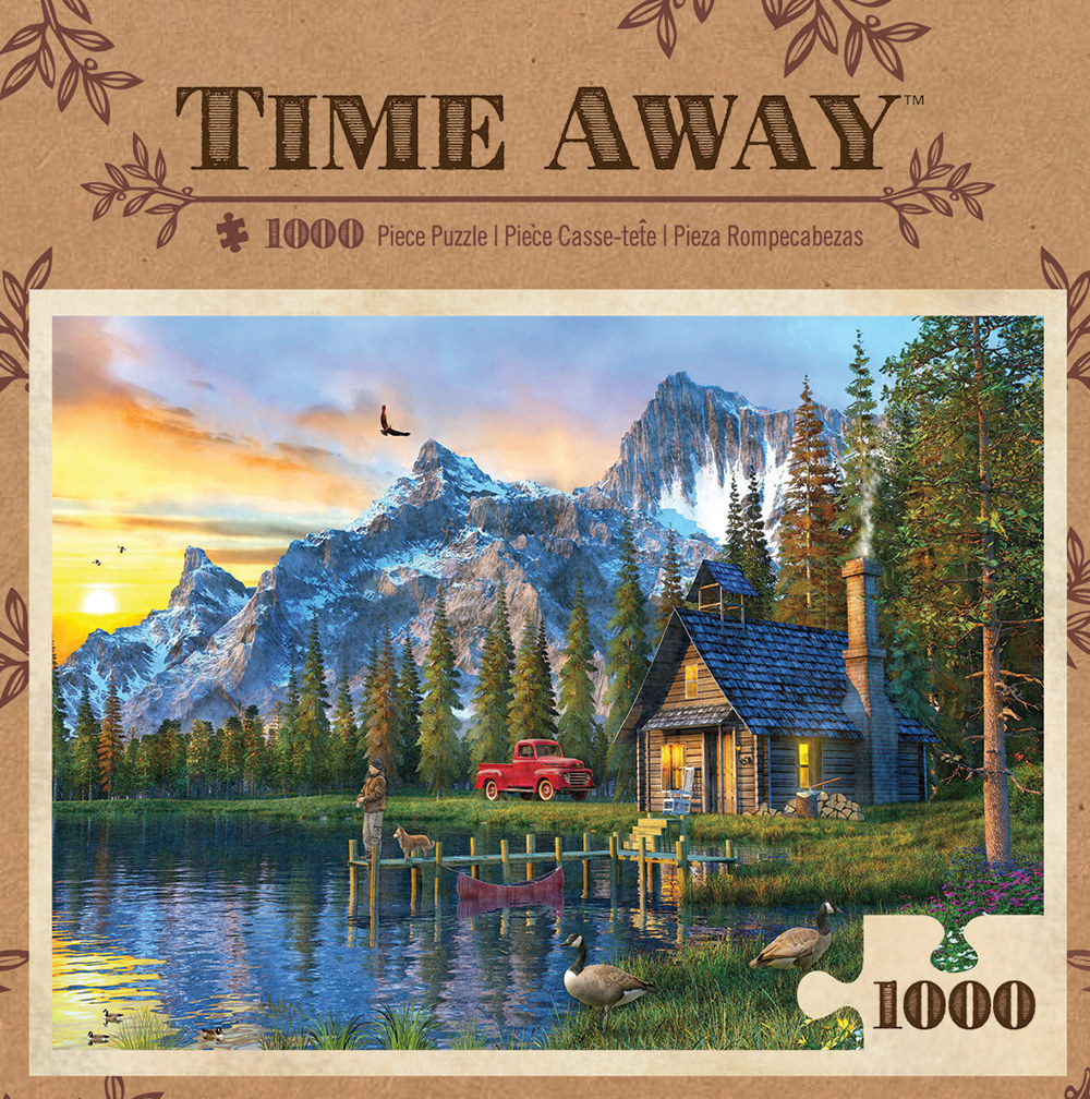 Lakefront Camping Lakes & Rivers Jigsaw Puzzle By Crown Point Graphics