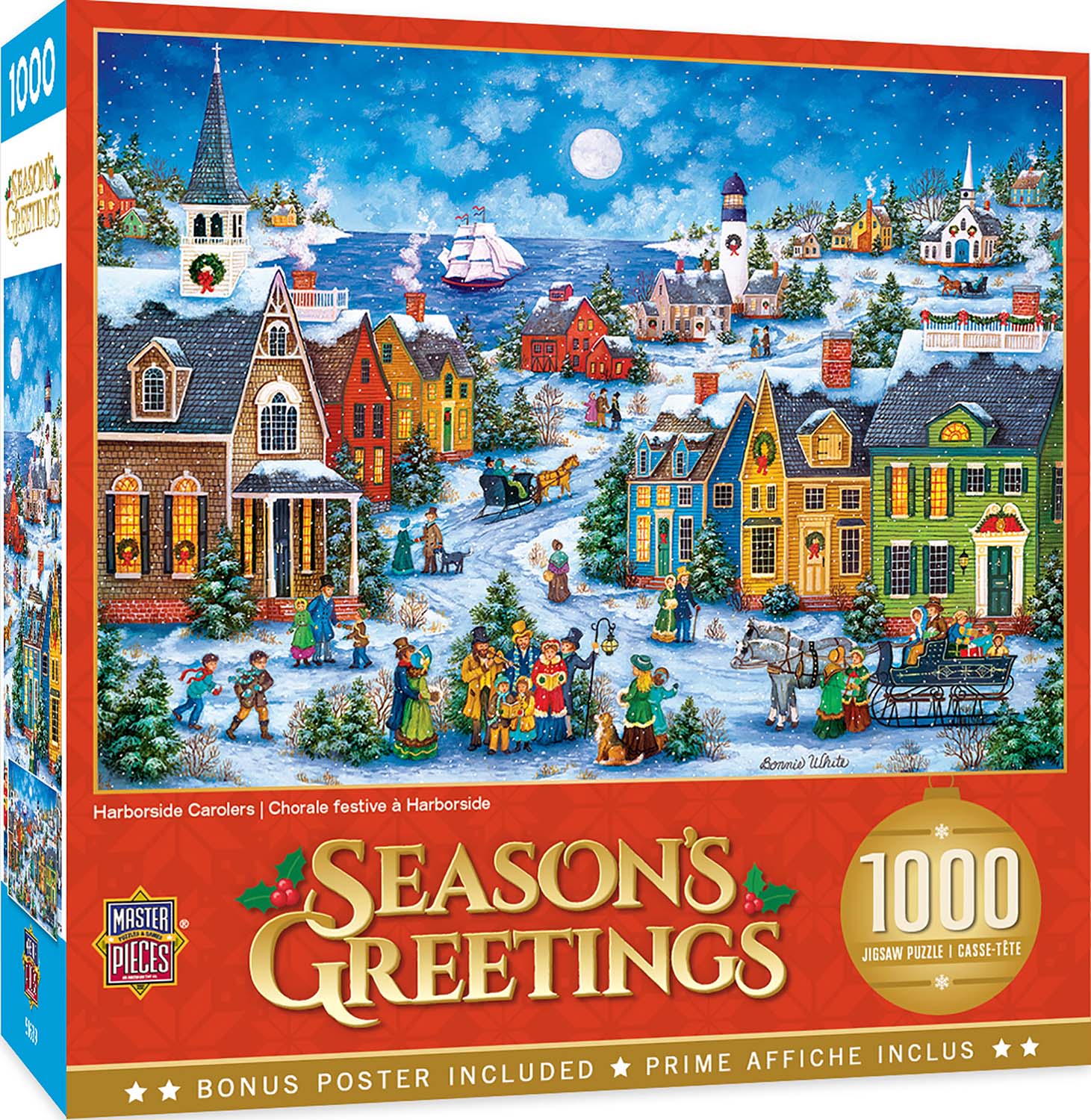 Harbor Side Carolers, 1000 Pieces, MasterPieces | Puzzle Warehouse