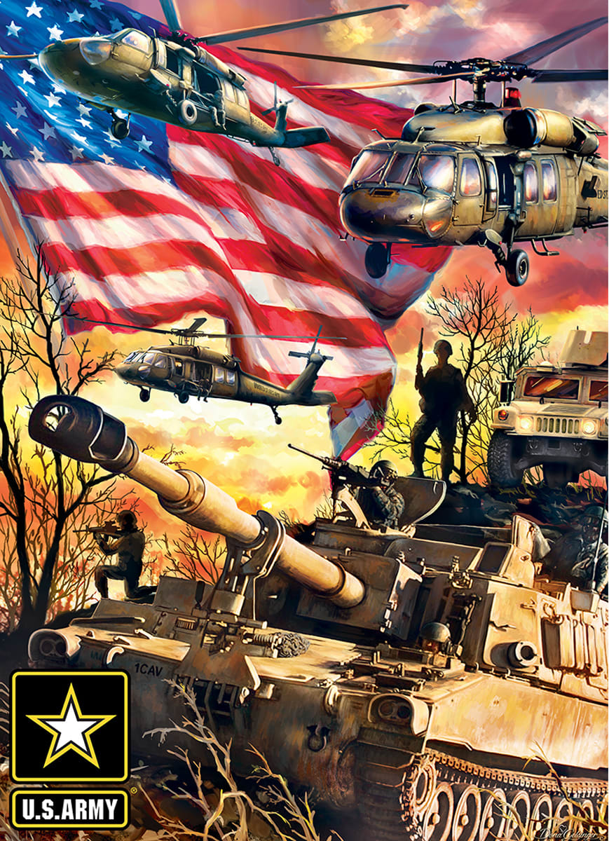 ジグソーパズル MasterPieces US Army Firepower U.S. Army - Army Firepower 1000 Piece Jigsaw Puzzle